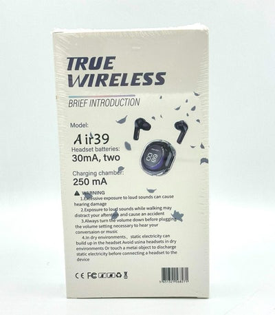 Air39 Wireless Earbuds | Clear Sound | Heavy Bass | Noise Reduction |  Led Display