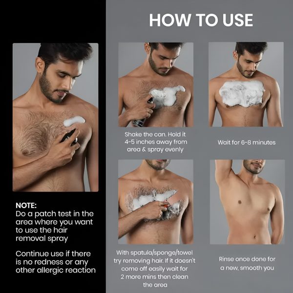 Chris's Hair Removal Spray For Men – 180ml