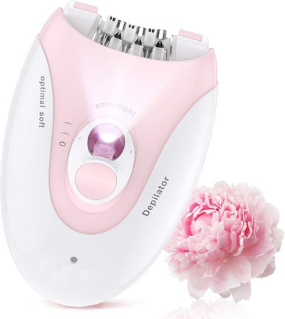 Cordless Ladies Epilator Dl-6032 With 2-speed Adjustment, Painless Hair Removal, Rechargeable, Compact And Easy To Use For Legs, Arms, Underarms