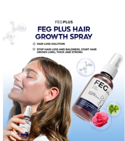 Feg Plus Beard & Hair Growth Serum Spray| Best Quality Hair Growth Spray