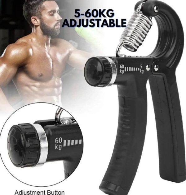 Hand Grip Strengthener Adjustable Resistance Wrist Strengthener Forearm Gripper Hand Workout Squeezer Grip Strength Trainer – Random Color