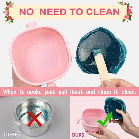 Portable Silicone Wax Warmer / Wax Heater Machine Hot Pot | Hot Hair Removal Machine